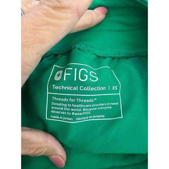 Figs Women's rare Surgical Green Zamora Jogger Scrub Pants Size XS - Picture 6 of 6